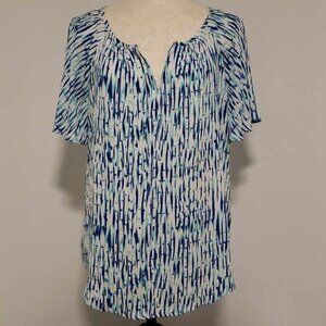 Apt 9 Flutter Sleeve V-Neck Blouse Size Medium